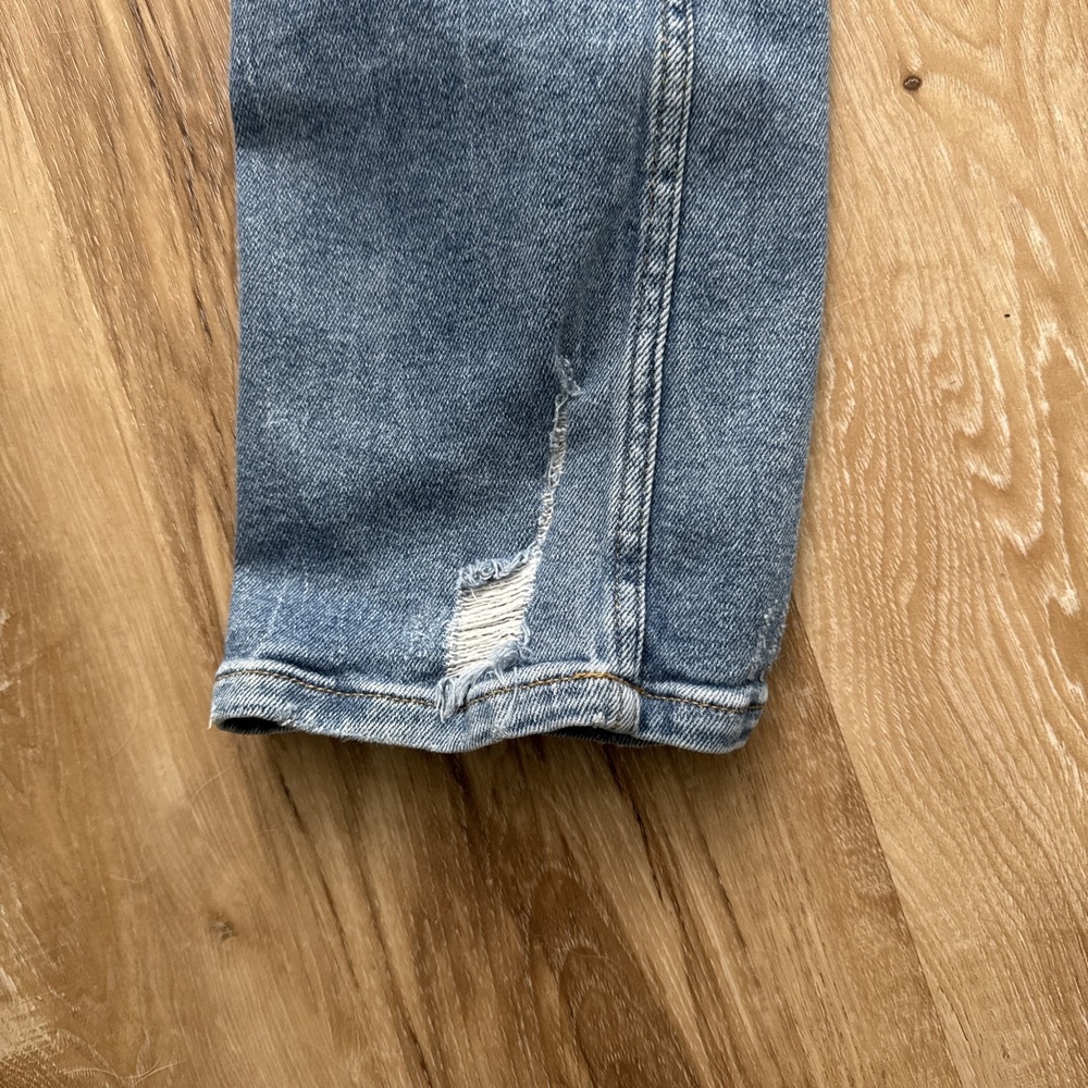 Anthropologie Pilcro Denim Jeans Size 25 Straight Leg Distressed - Picture 3 of 12